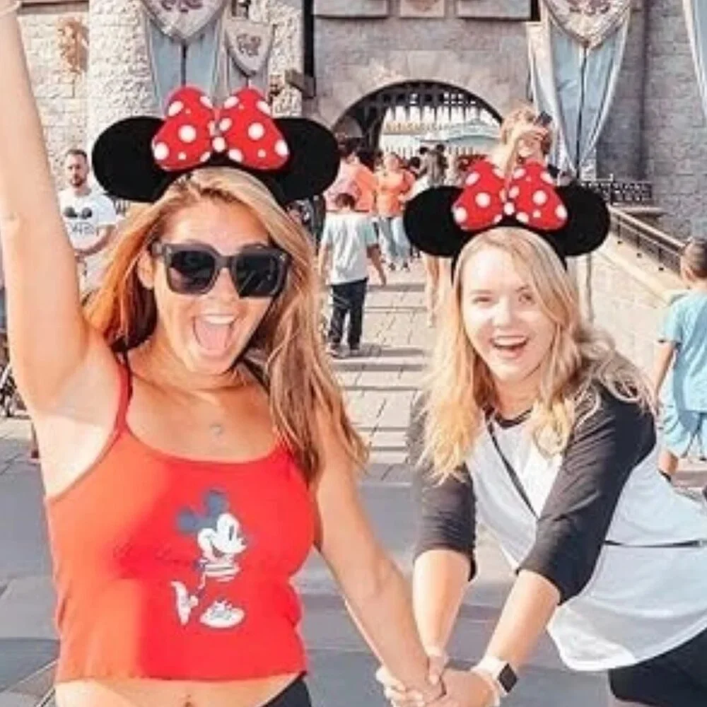 Disney Parks Puffed Red Polka Dot Bow On Black Velvet Minnie Mouse Ears Headband